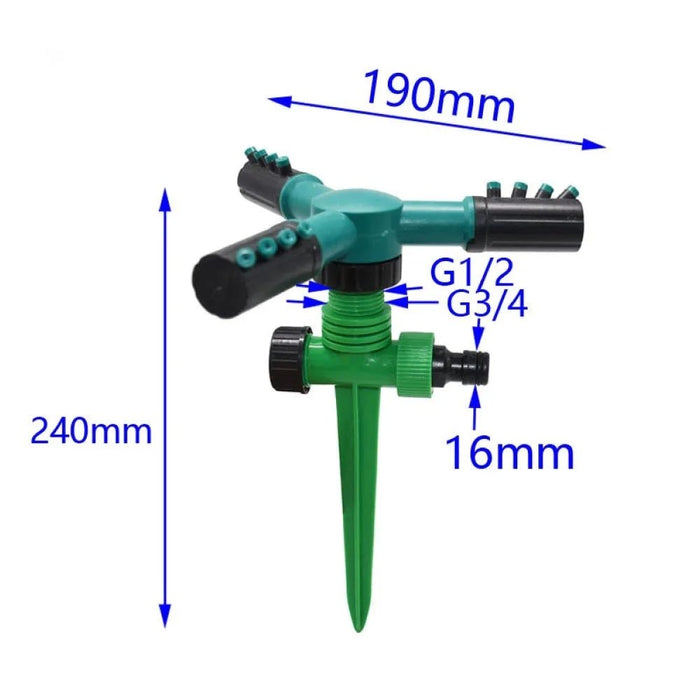 360 Degree Rotating Automatic Garden Sprinkler