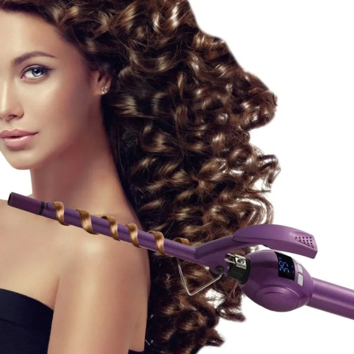 Pink Wave curling iron 9mm