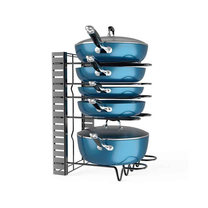 Adjustable Pot and Lids Organizer