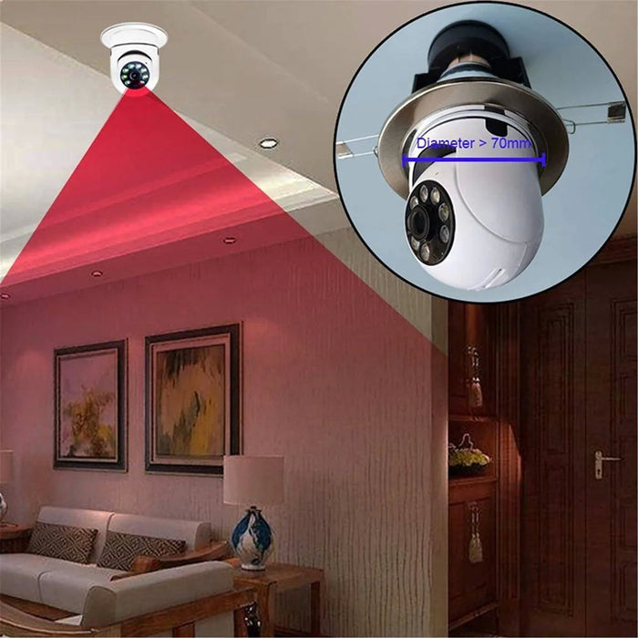 Security Light Bulb Camera