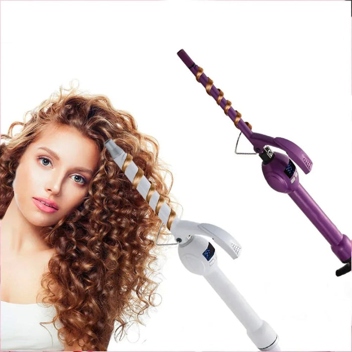 Pink Wave curling iron 9mm