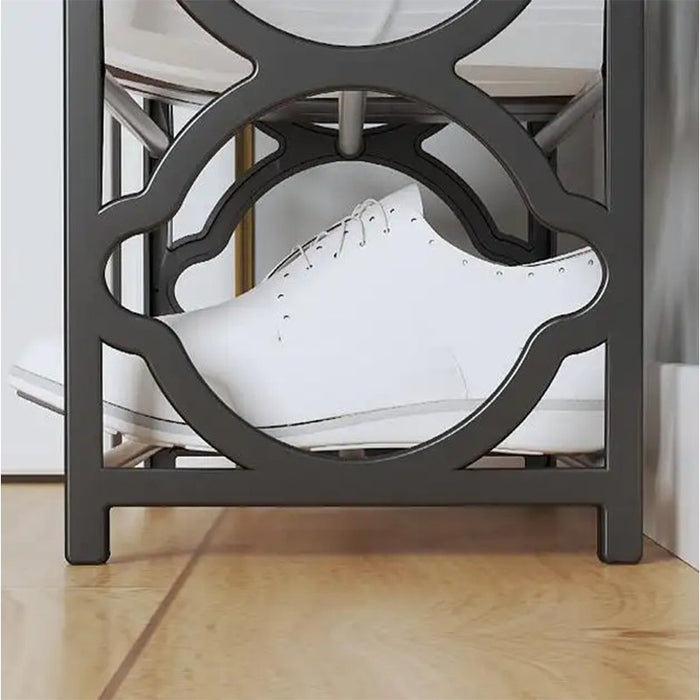 Space-saving Multilayer Shoe Rack 4 Levels