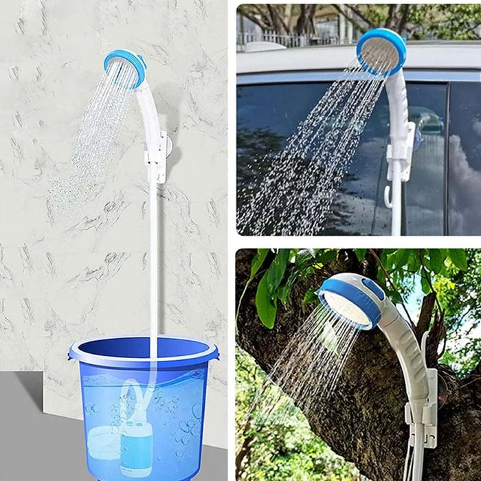 Portable Camping Shower with Built-in Battery