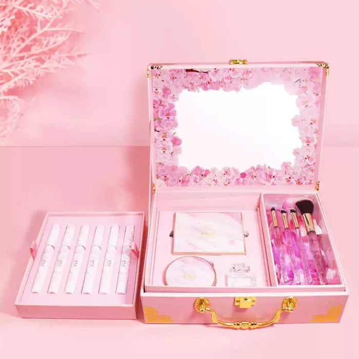 Beauty Box Set of 13 Accessories and Internal Mirror