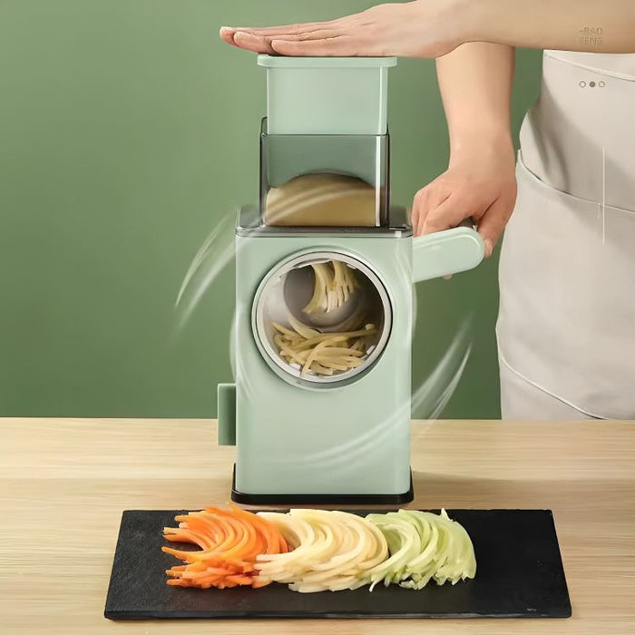 GraterPro Roller, Grattugia Manuale Multifunzionale per Verdure e Patate