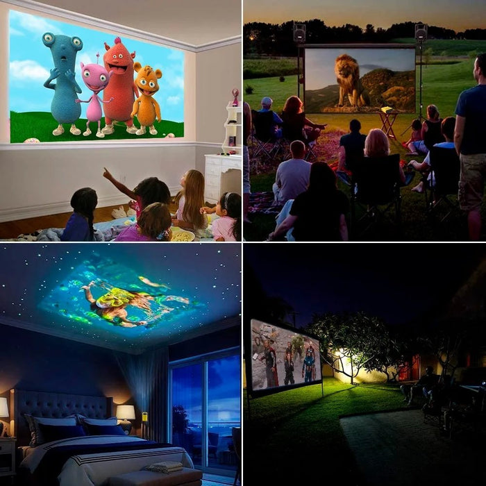 Mini LED Projector 1080P Ultra HD with Remote Control