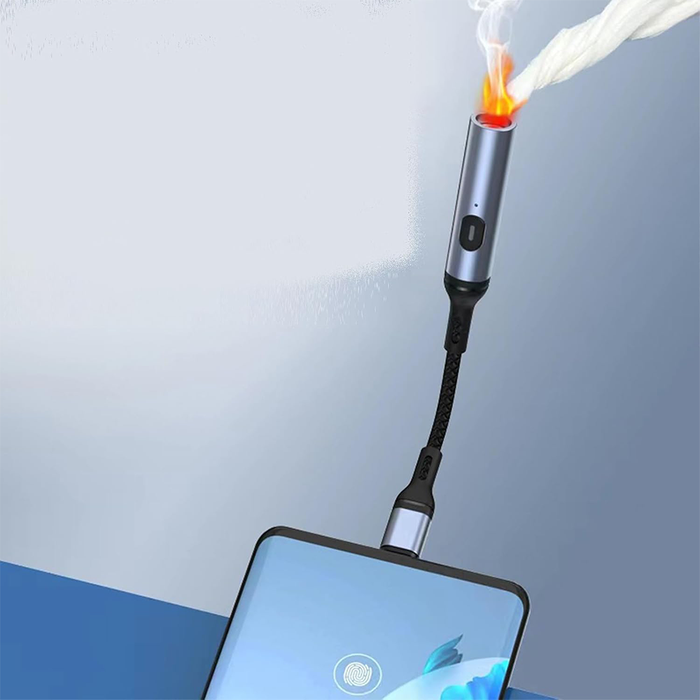Windproof Lighter for Smartphones