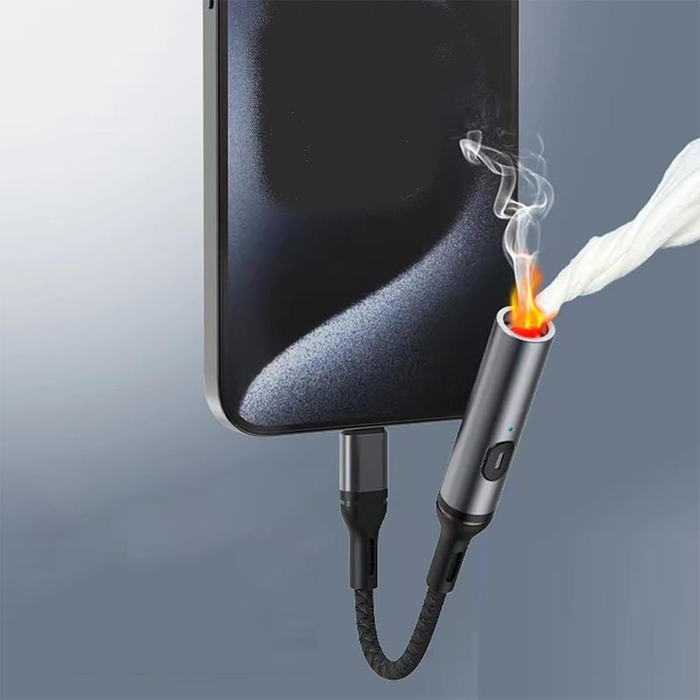 Windproof Lighter for Smartphones