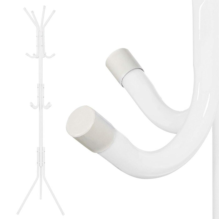 Appendiabiti Attaccapanni in Metallo con 12 Ganci