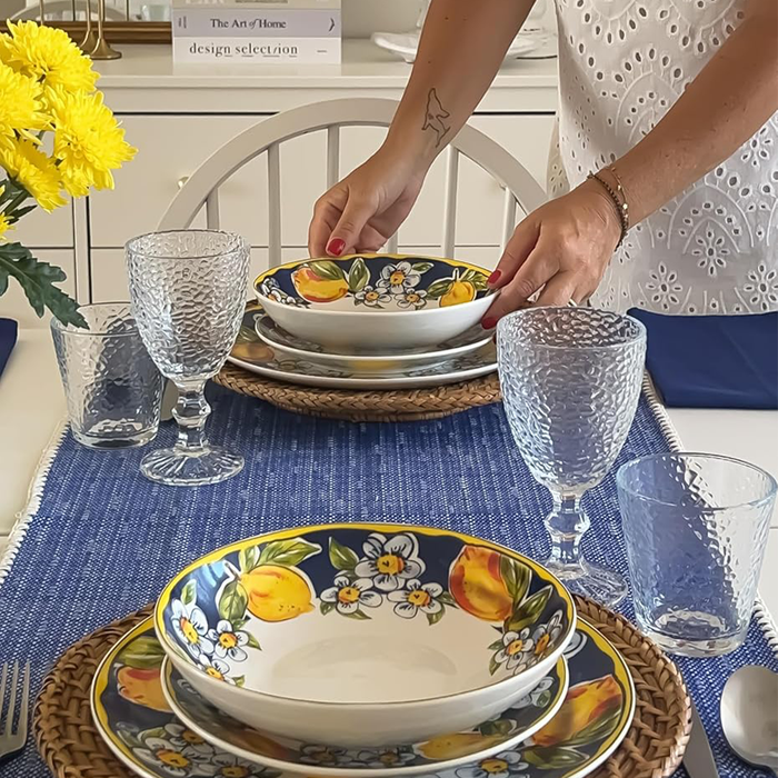 Bicchieri Vetro Trasparente Eleganti con 6 Calici e 6 Tumbler Lavabili in Lavastoviglie