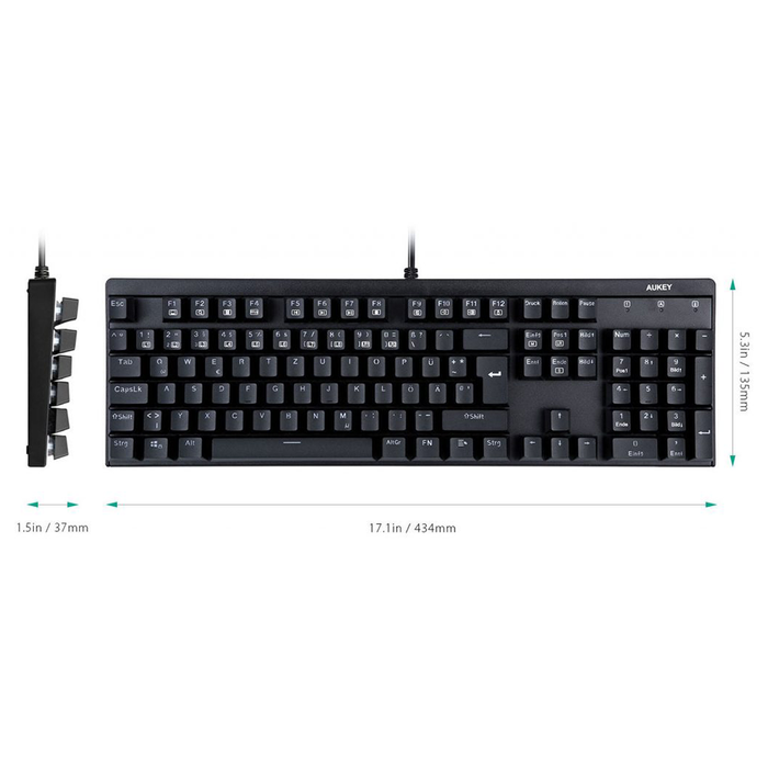 Tastiera Meccanica USB da Gaming con Retroilluminazione LED