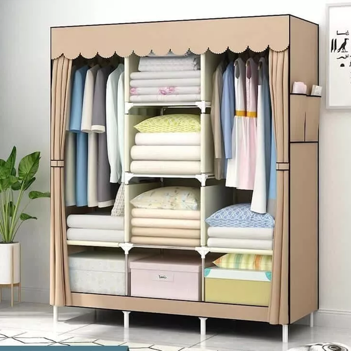 Removable Fabric Wardrobe Hanger Closet