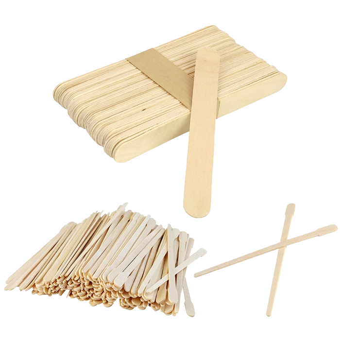 Wooden Waxing Sticks and Spatulas