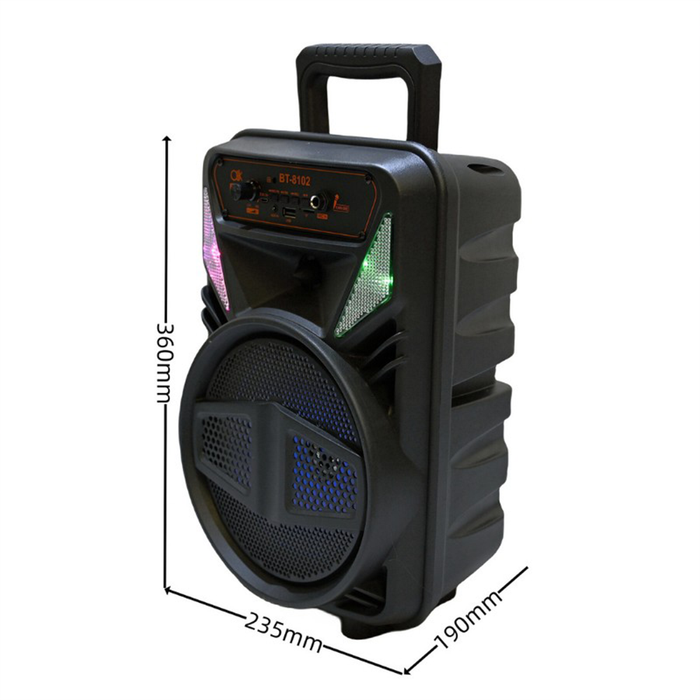 15W Portable Karaoke Bluetooth Speaker