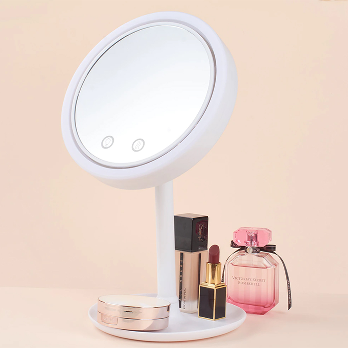 Beauty Breeze Specchio trucco LED con Ventola Asciugatrucco