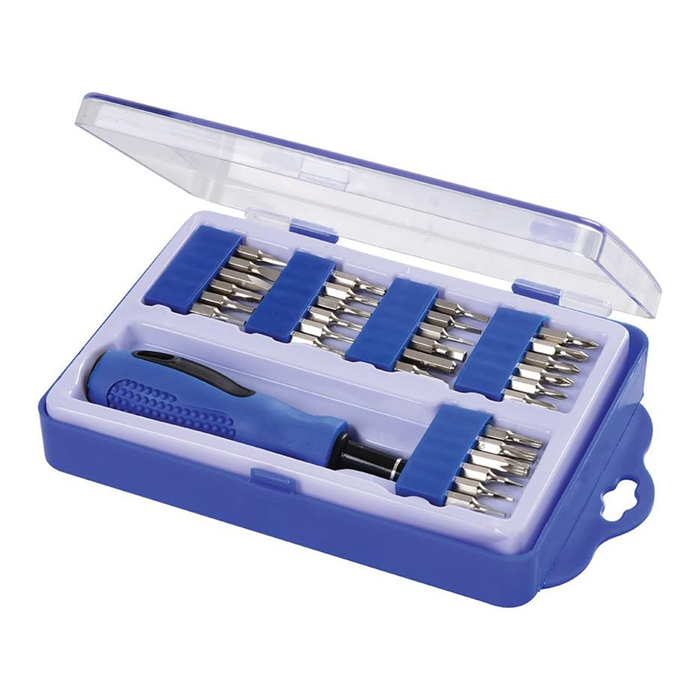 Screwdriver with 31 Interchangeable Tips