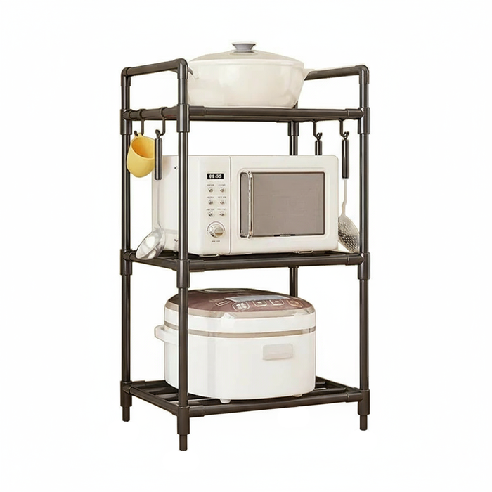 Multipurpose Space-Saving Cart with 3 Shelves