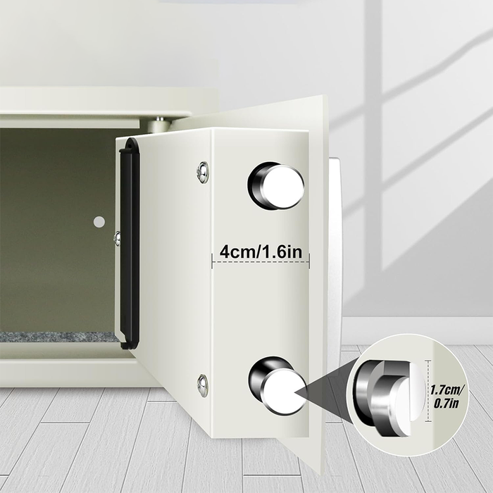 Cassaforte Digitale Acciaio Antifurto con PIN e Chiavi