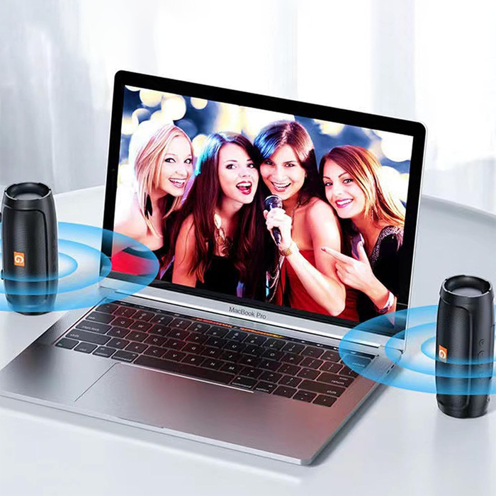 Portable Bluetooth Speaker 6+ with Powerful Bass and Long-Lasting Battery Life