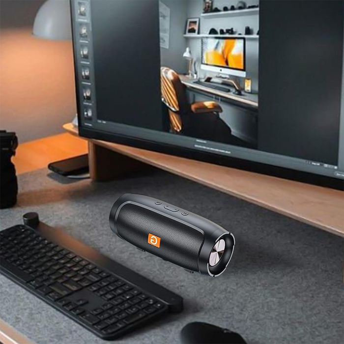 Portable Bluetooth Speaker 6+ with Powerful Bass and Long-Lasting Battery Life