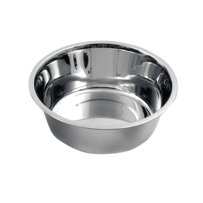 Double Stainless Steel Pet Bowl with Non-Slip Stand