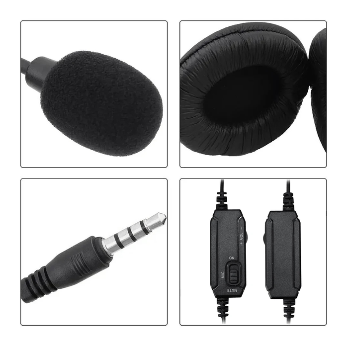 Cuffie da Gaming con Microfono e Cavo Compatibili PS4 e Xbox One