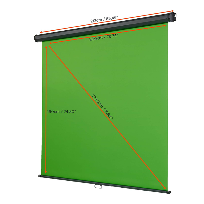 Chroma Key Green Screen 200x190