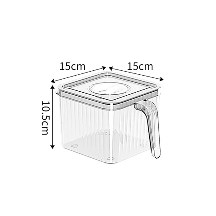 Contenitore Organizer Trasparente con Timer Freschezza