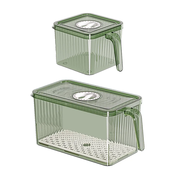 Contenitore Organizer Trasparente con Timer Freschezza