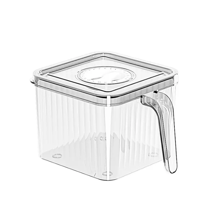 Contenitore Organizer Trasparente con Timer Freschezza