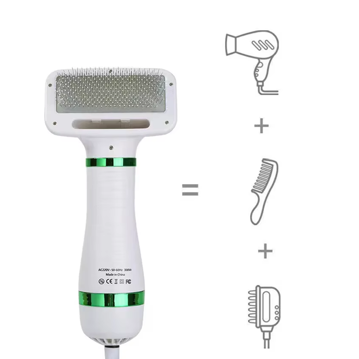 Silent Pet Hair Dryer Brush