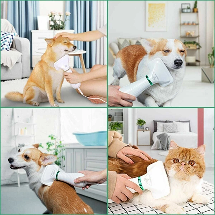 Silent Pet Hair Dryer Brush