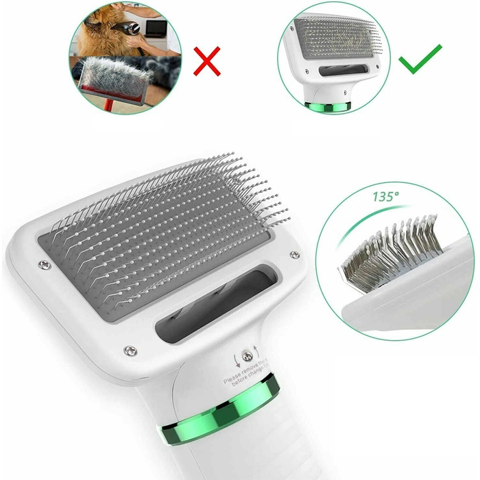 Silent Pet Hair Dryer Brush