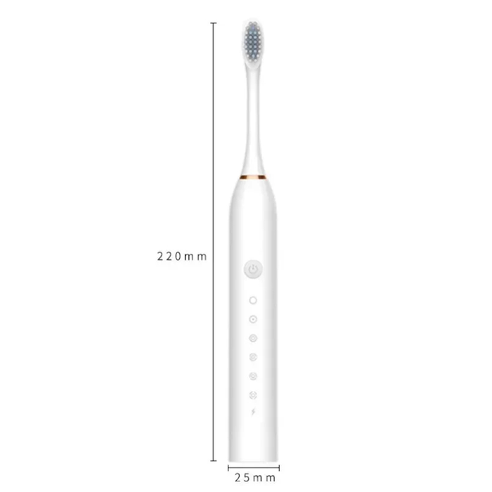 Rotating Electric Toothbrush with Replacement Heads