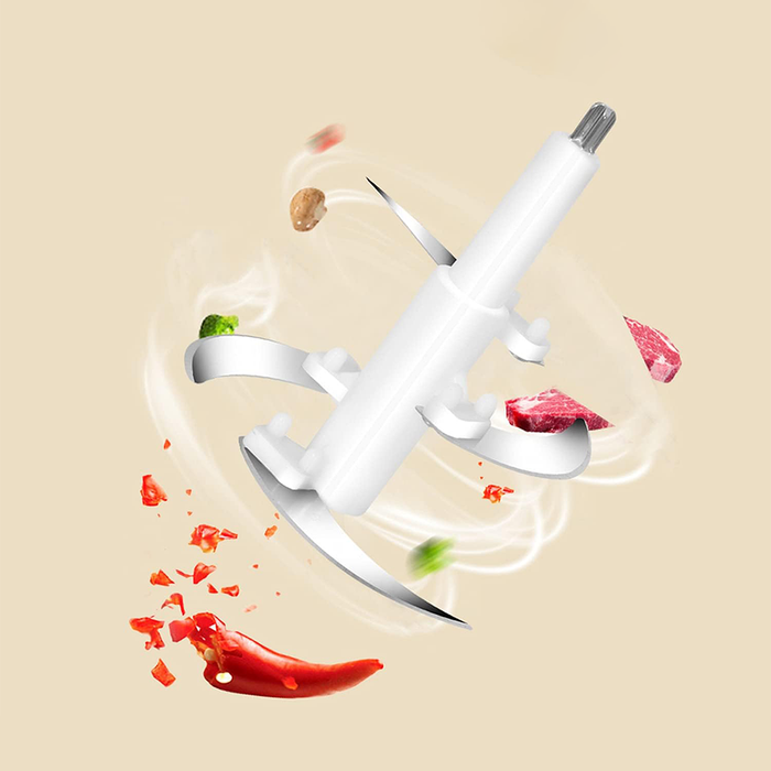 Frullatore Tritatutto Multifunzione in Acciaio 400W