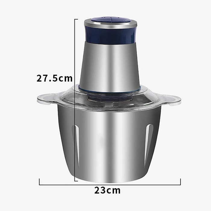 Frullatore Tritatutto Multifunzione in Acciaio 400W