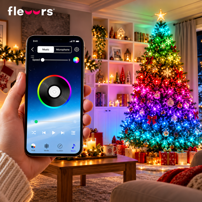 Color Christmas Lumières de Noël Bluetooth RVB 10m avec application