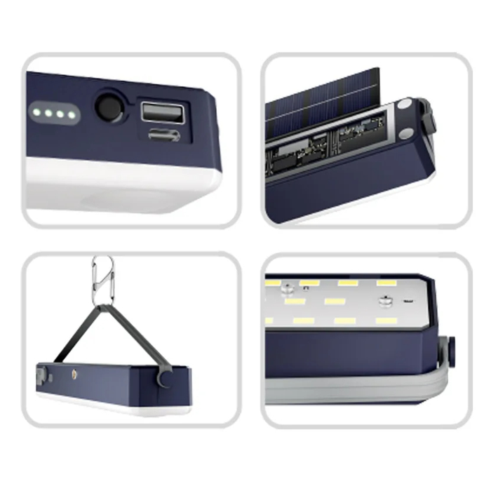 Luce LED 2000W 2 in 1 con Power Bank