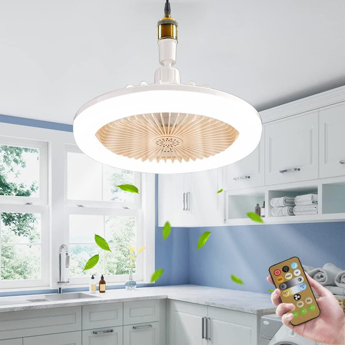 LumiBreeze Harmony: 2-in-1 Ceiling Fan and Ceiling Light