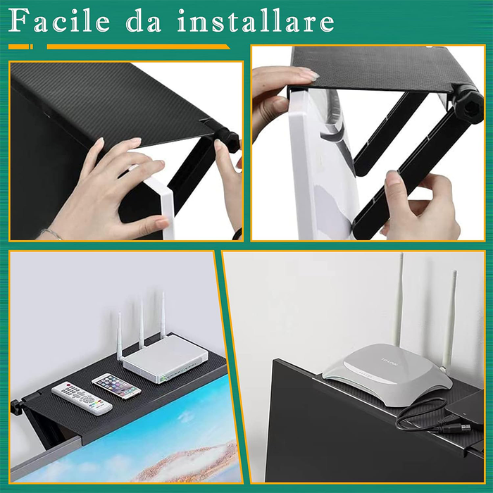 Folding Shelf for Monitors and TVs