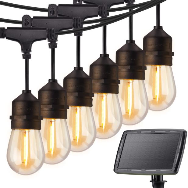 Catena Luminosa Solare LED 12.2 Metri