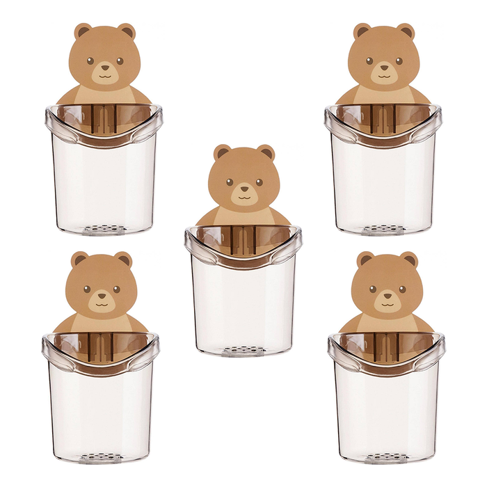 Portaoggetti da Parete con Design Cartoon - Kit da 5