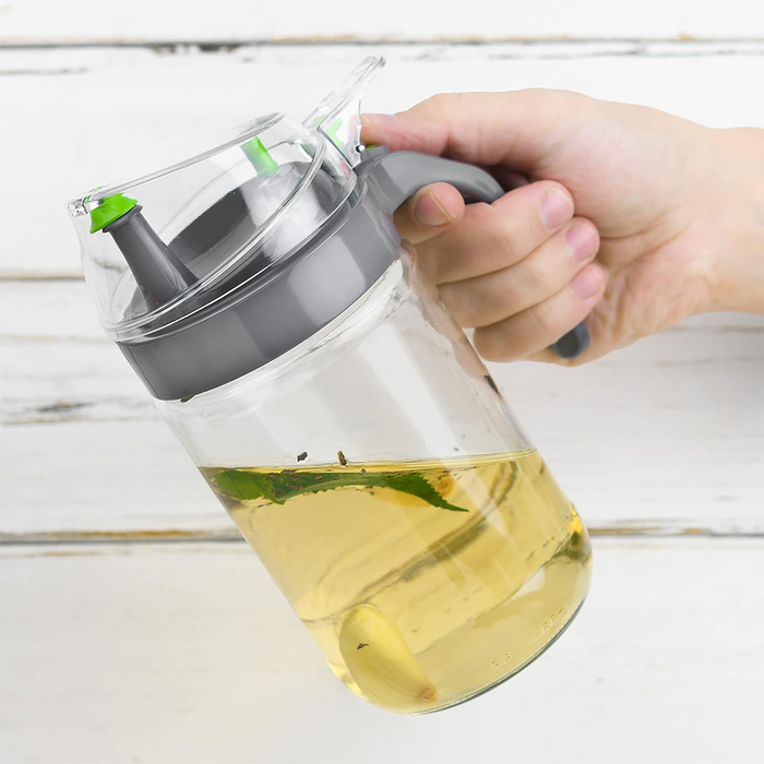 Oliera in Vetro con Coperchio 66cl