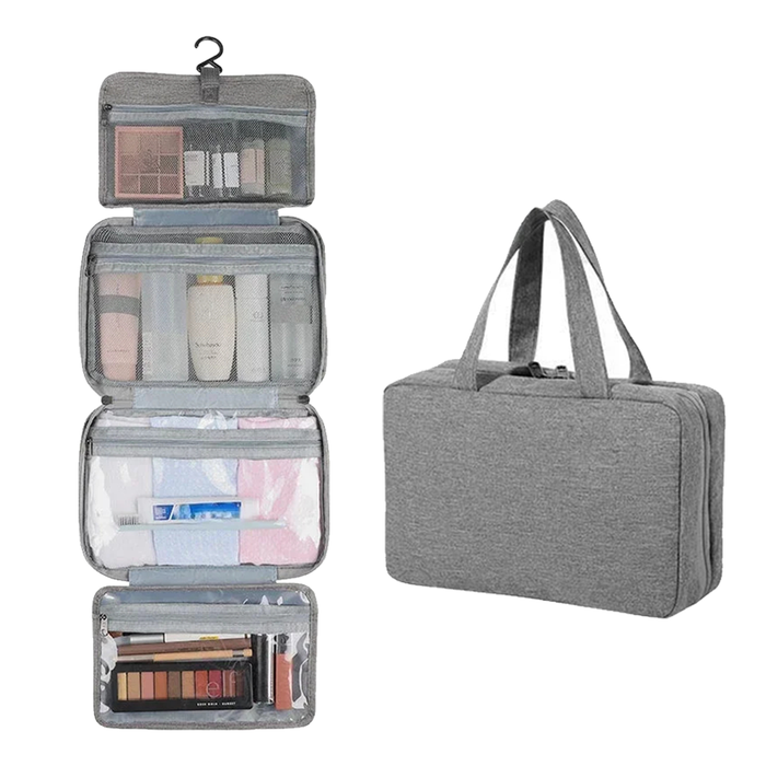 Organizer Pieghevole Multi Scomparto con Gancio da Viaggio