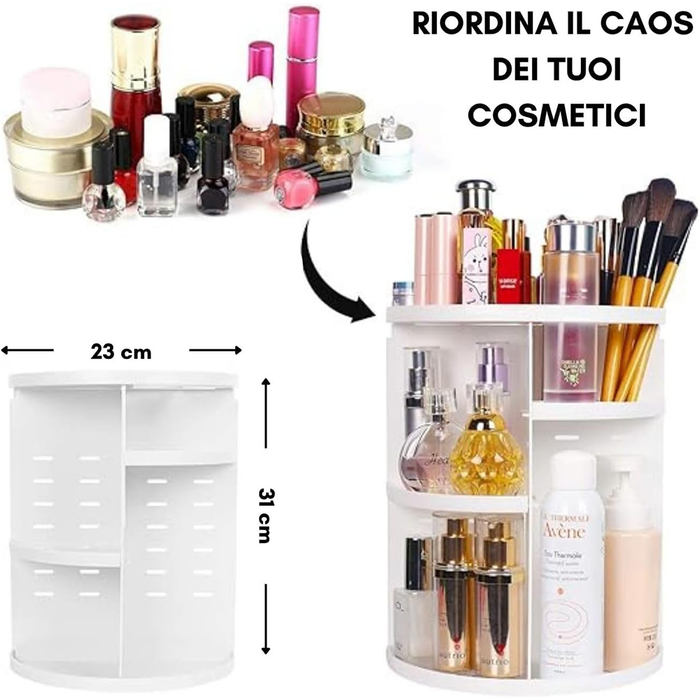 Rotating Makeup Organizer