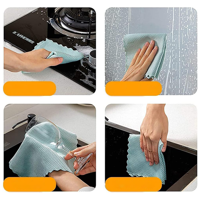 Panni in Microfibra Antigraffio Multiuso