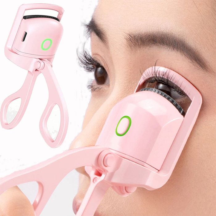 USB Rechargeable Electric Eyelash Curler with 2 Temperatures