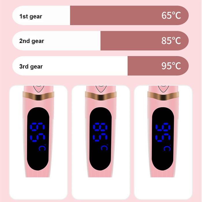 Rechargeable Eyelash Curler with Adjustable Temperatures