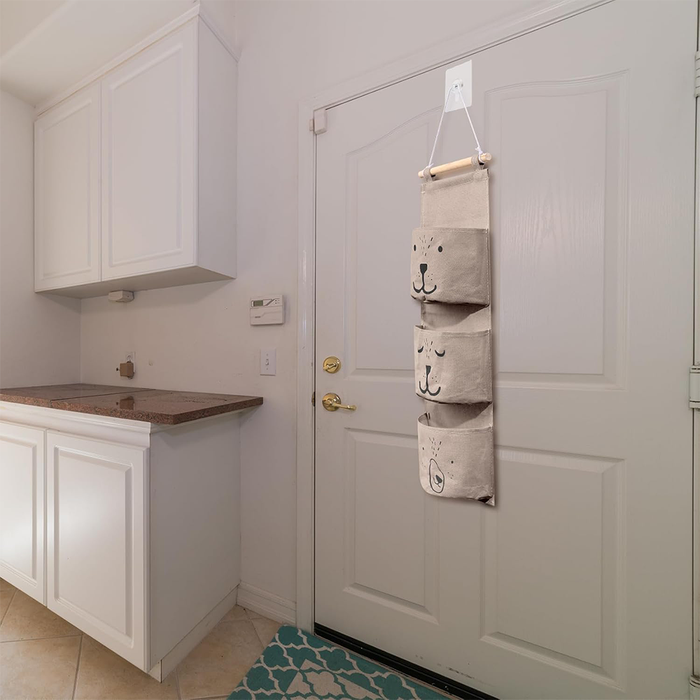 Portaoggetti in Tela a 3 Scompartimenti