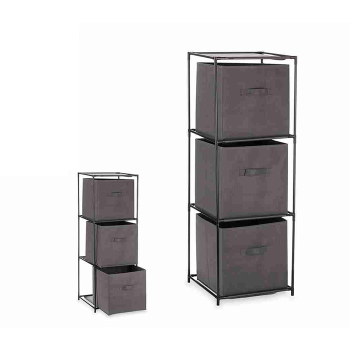 Space-saving TNT storage shelf with 6 shelves